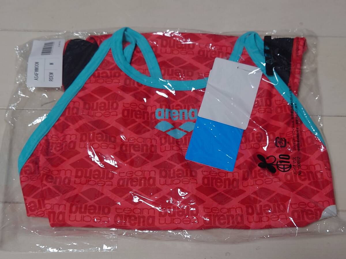 arena アリーナ 練習用競泳水着 タフスーツ TOUGHSUIT AS4FWM00W M RDEM 未使用品_画像3
