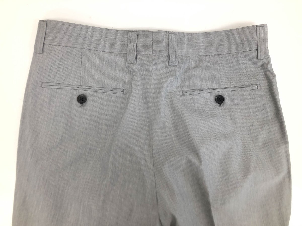 【EPOCA UOMO エポカウォモ】8VE22-202-06 シングル2ボタン ストライプ風織柄 スーツ (メンズ) size44 ライトグレー系 ◇35RMS2545◇_画像8