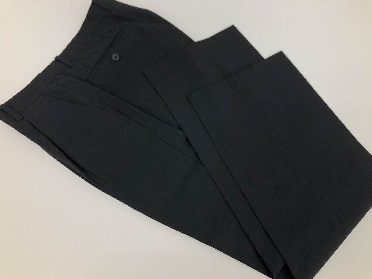 【アレグリ Allegri】4FD82-206-09 ウール シングル2ボタン ストライプ風織柄 スーツ (メンズ) size46L ブラック ◇35RMS2541◇_画像10