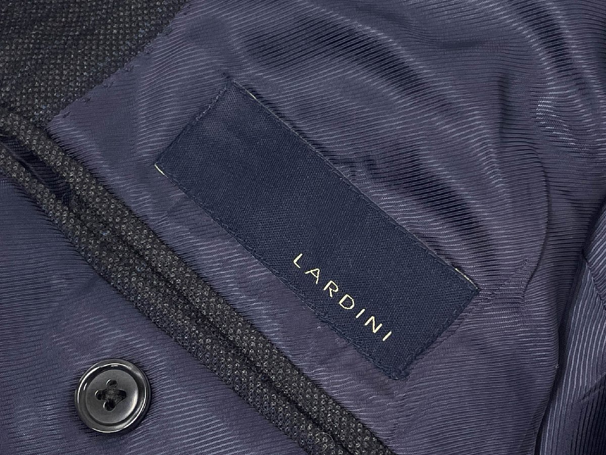 超美品【LARDINI ラルディーニ】 シングル3ボタン段返りスーツ (メンズ) size54REG グレー系 ストライプ柄 FI729AE イタリア製 ◇33RMS2730_画像10