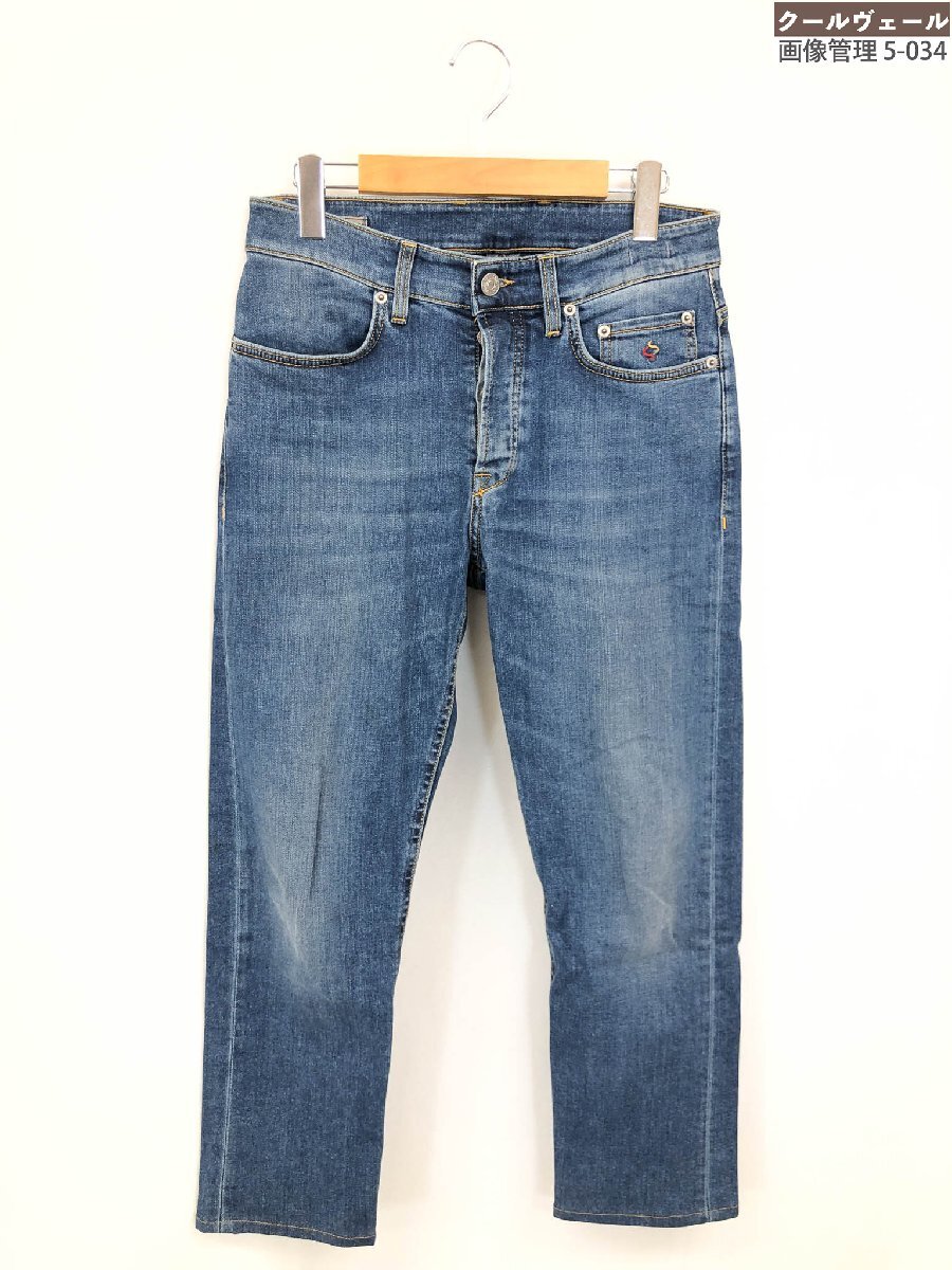 超美品【SIVIGLIA シヴィリア】 DENIM Core テーパードストレッチデニムパンツ (メンズ) size29 インディゴブルー系 18E-3 伊製◇33MPA4005_画像1