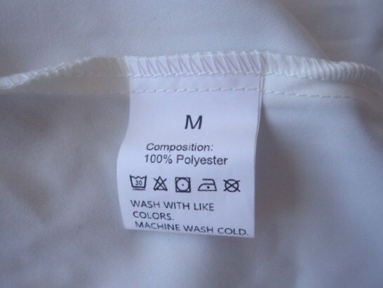 ■白の半袖ロングワンピース■サイズ　M■_画像7