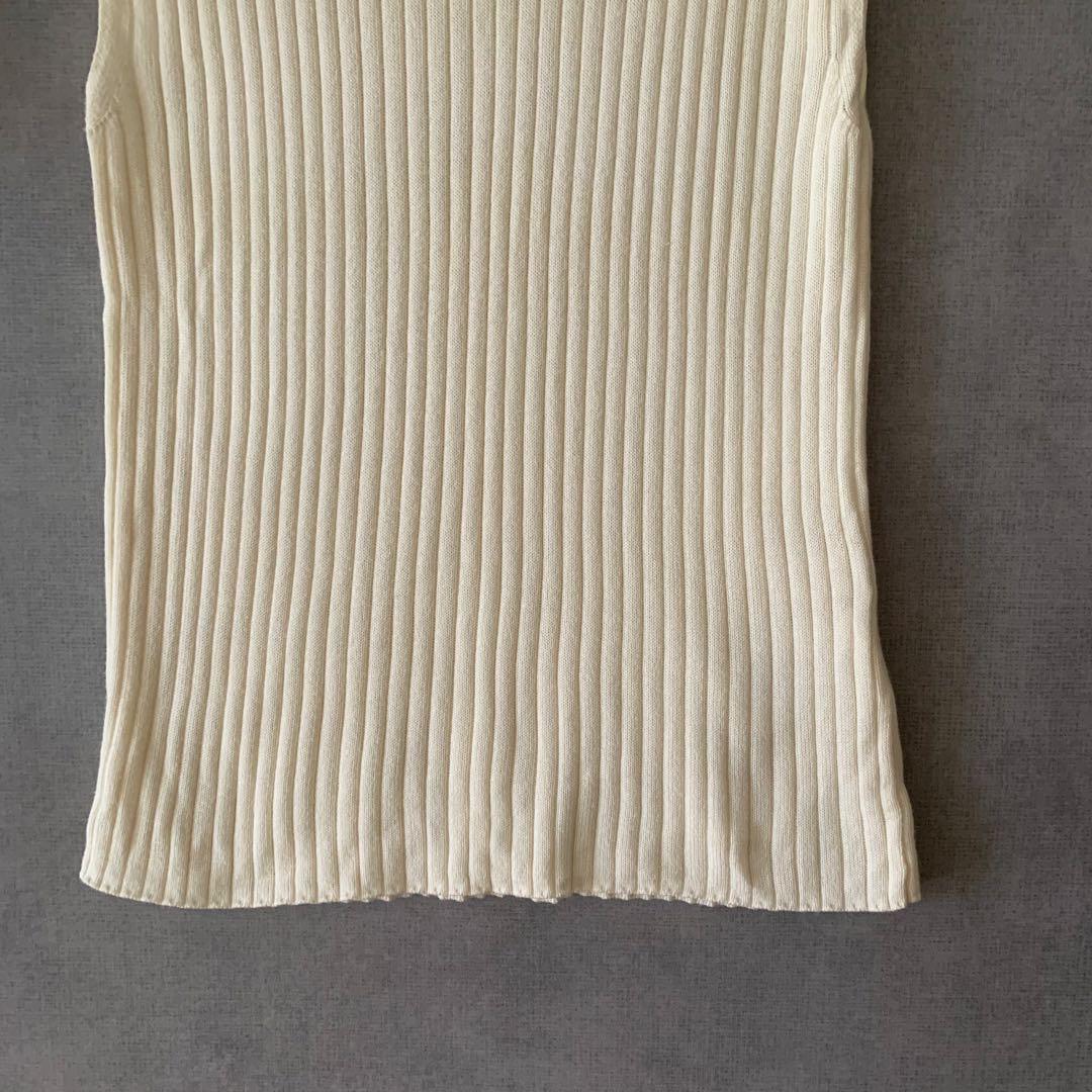 SENSE OF PLACE ノースリーブニット アイボリー アーバンリサーチ_画像3