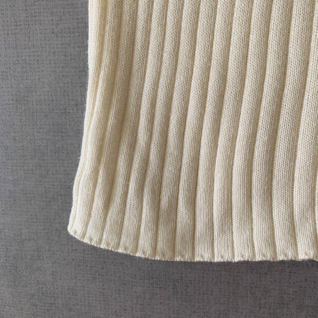 SENSE OF PLACE ノースリーブニット アイボリー アーバンリサーチ_画像4