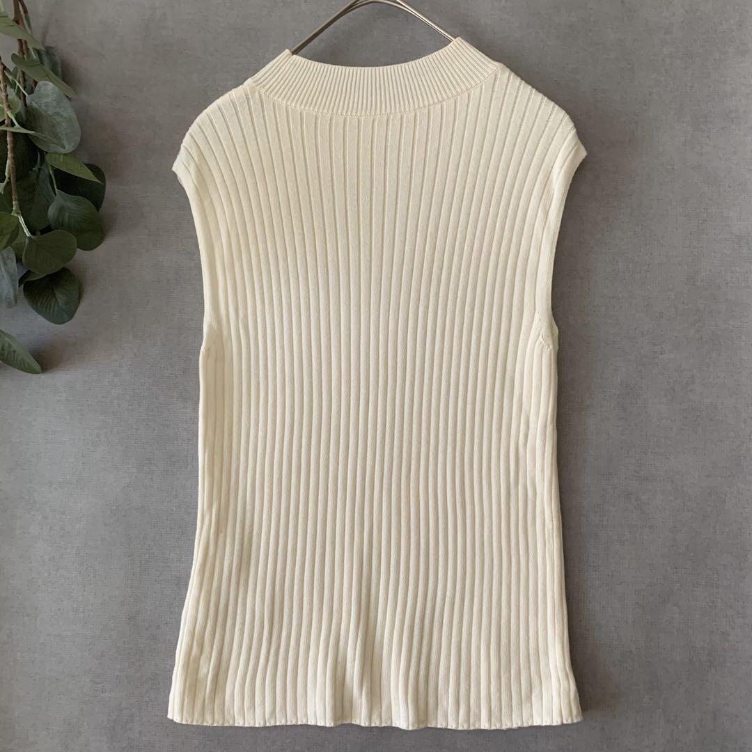 SENSE OF PLACE ノースリーブニット アイボリー アーバンリサーチ_画像6