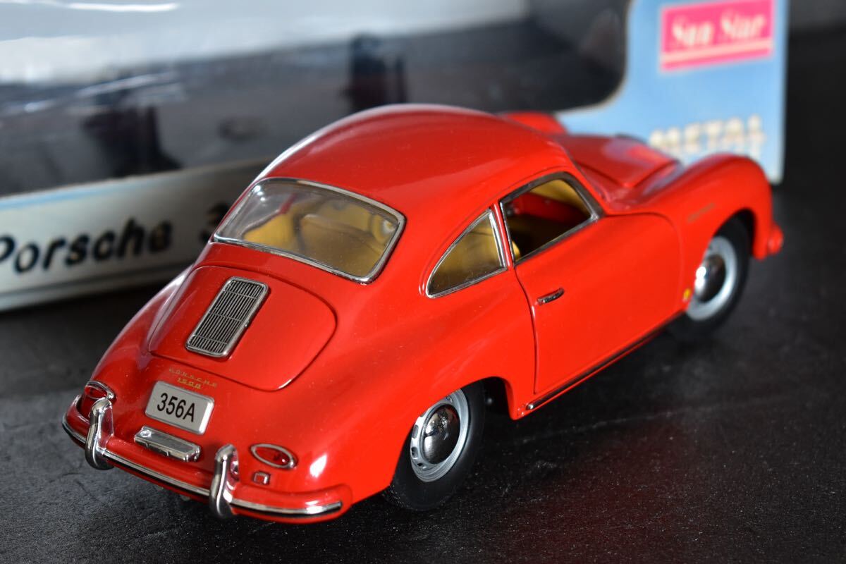 1/18 サンスター ポルシェ 356A クーペ フル開閉 エンジン ミニカー 検 京商 オートアート _画像2