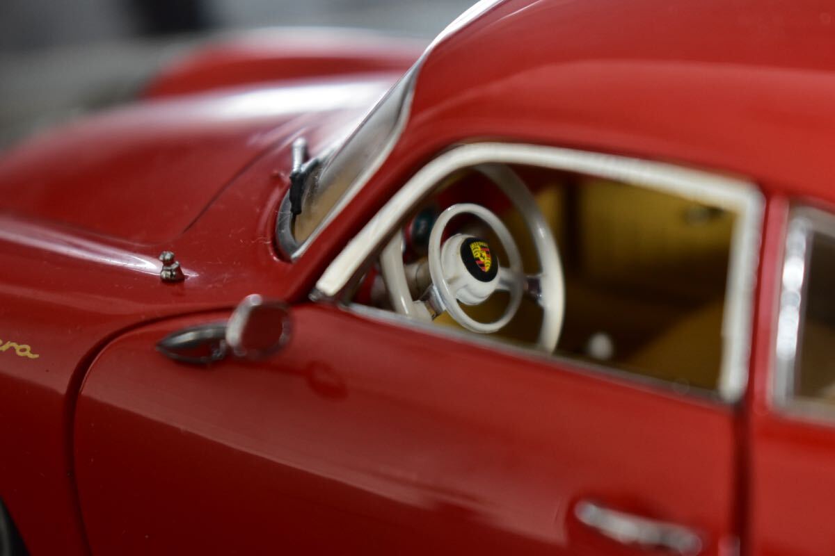 1/18 サンスター ポルシェ 356A クーペ フル開閉 エンジン ミニカー 検 京商 オートアート _画像6