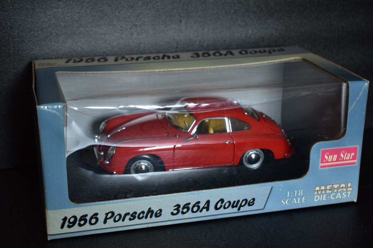 1/18 サンスター ポルシェ 356A クーペ フル開閉 エンジン ミニカー 検 京商 オートアート _画像9