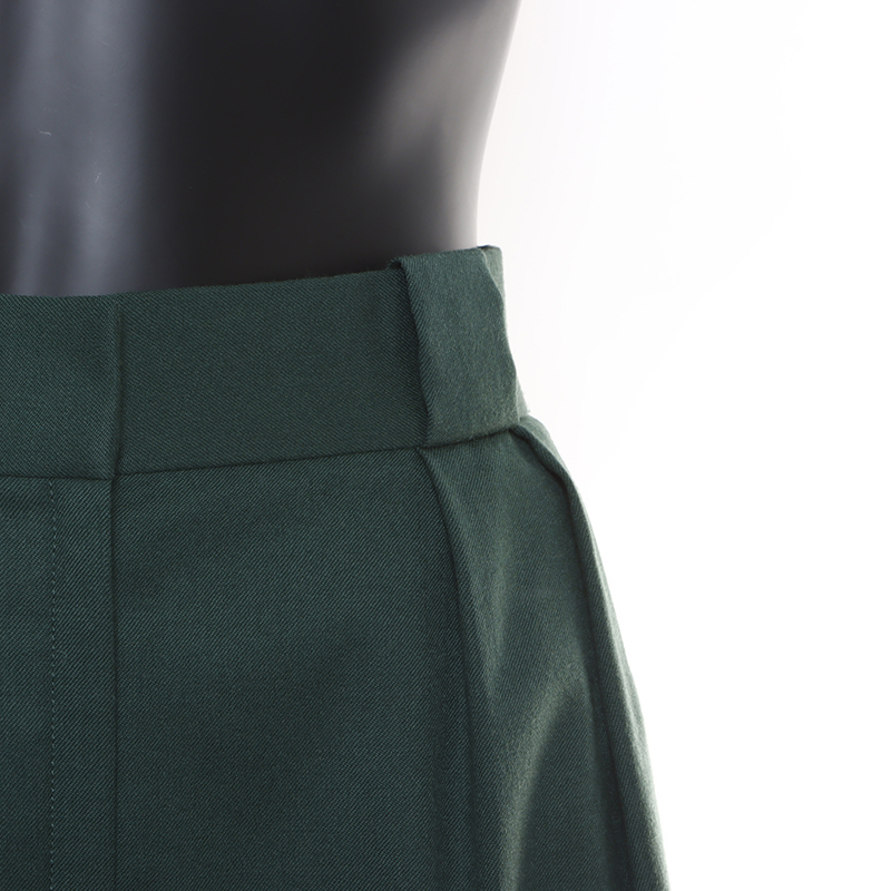 極美品 クリスチャンディオール Christian Dior サイズ:M タックパンツ パンツ グリーン WS7838_画像6