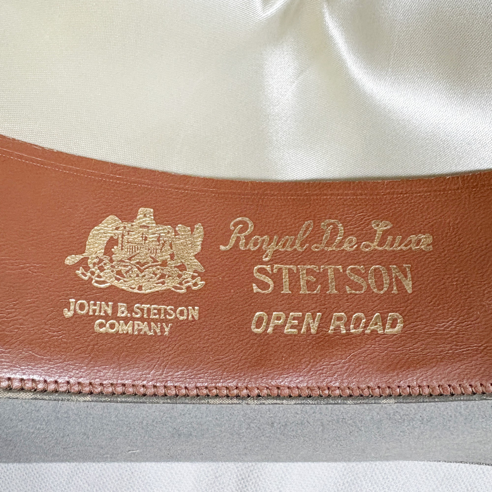 レア色! 50's STETSON 58CM ROYAL DELUXE OPEN ROAD ロイヤルデラックス オープンロード GRY グレー ステットソン ウエスタン RANCHER MINT_画像7