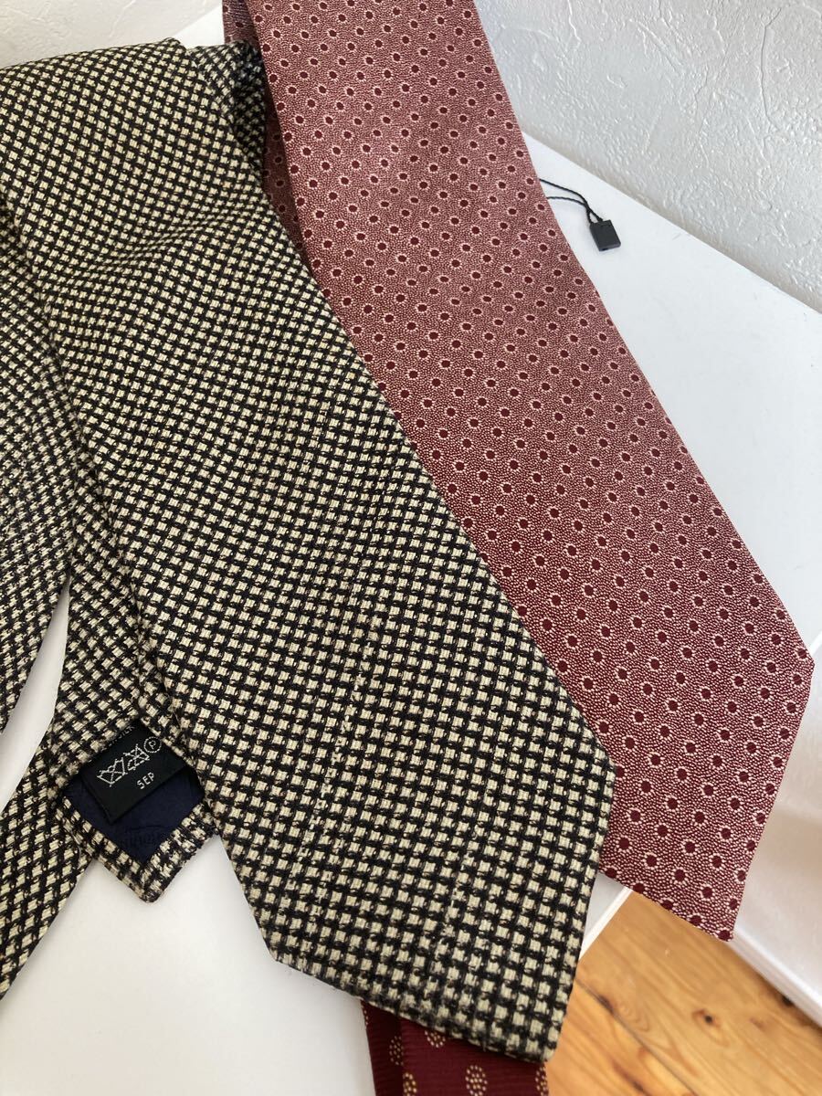 未使用 Used ダンヒル ネクタイ セット メンズ ブランド ITALY _画像3