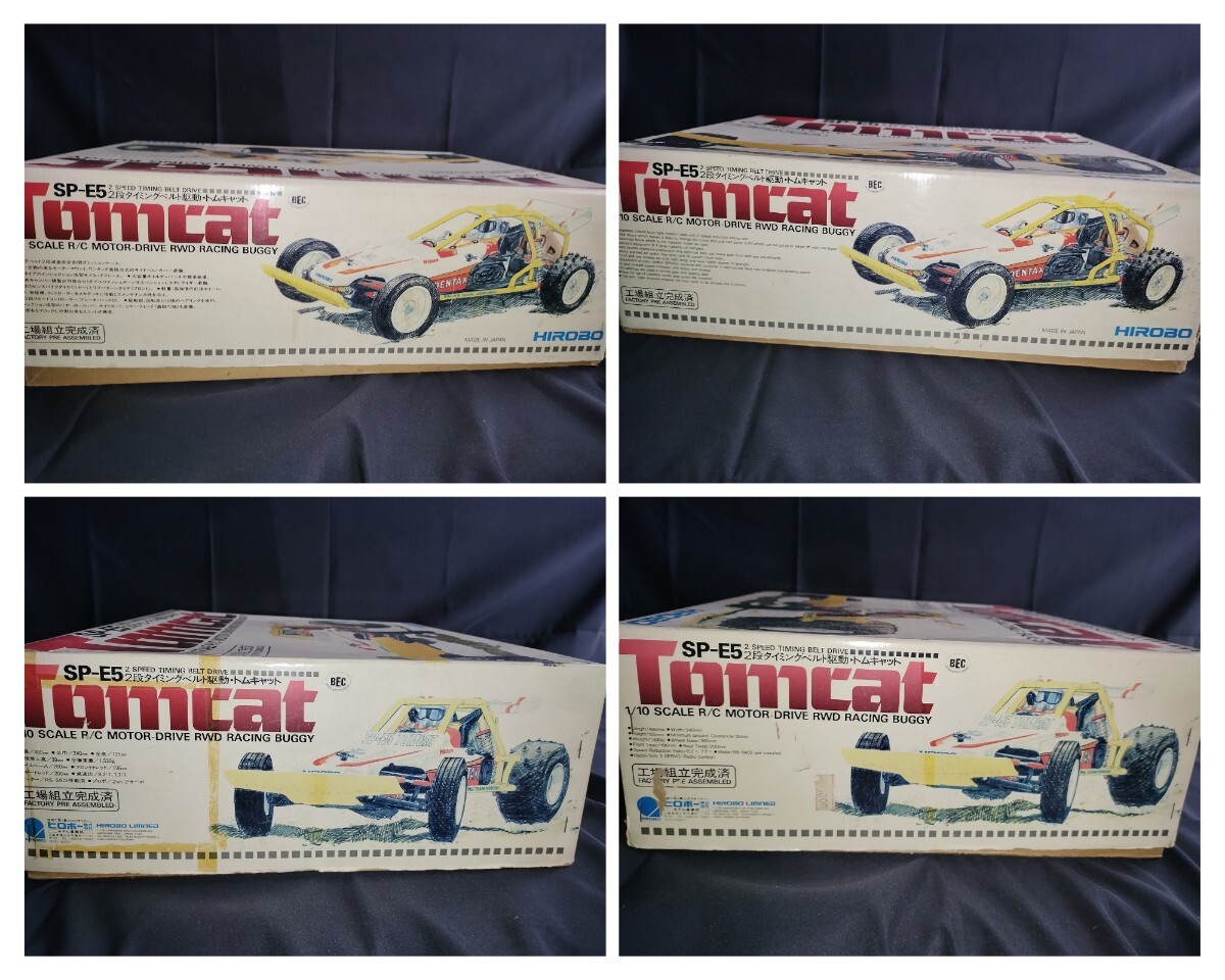 当時物 ヒロボー トムキャット HIROBO TOMCAT 1/10電動バギー 未走行車 美品 2段タイミングベルト駆動 後輪駆動車 展示品 1985年 送料無料_画像2