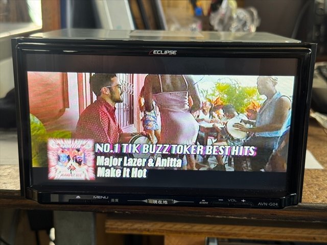 ECLIPSE イクリプス AVN-G05 7型ナビ 2014年 地図データ DVD USB フルセグ_画像2