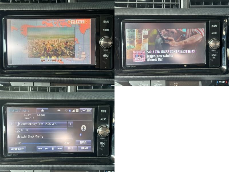 TOYOTA トヨタ 純正 7型ワイド ナビ NSZT-W66T 08605-00A50 地図データ 2016年 フルセグ DVD Bluetooth_画像2