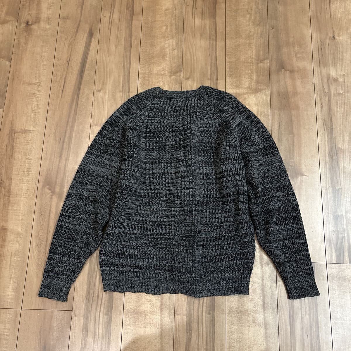 UNITED ARROWS コーエン ニット S 秋冬 メンズ coen セーター グレー_画像3