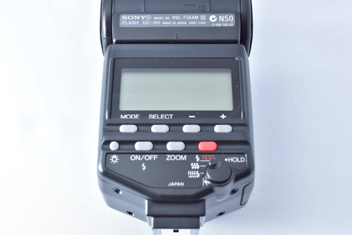 ★超極上美品・元箱付き★SONY ソニー HVL-F56AM スピードライト ストロボ フラッシュ★スタンド・ケース★専門店 動作確認済み_画像9