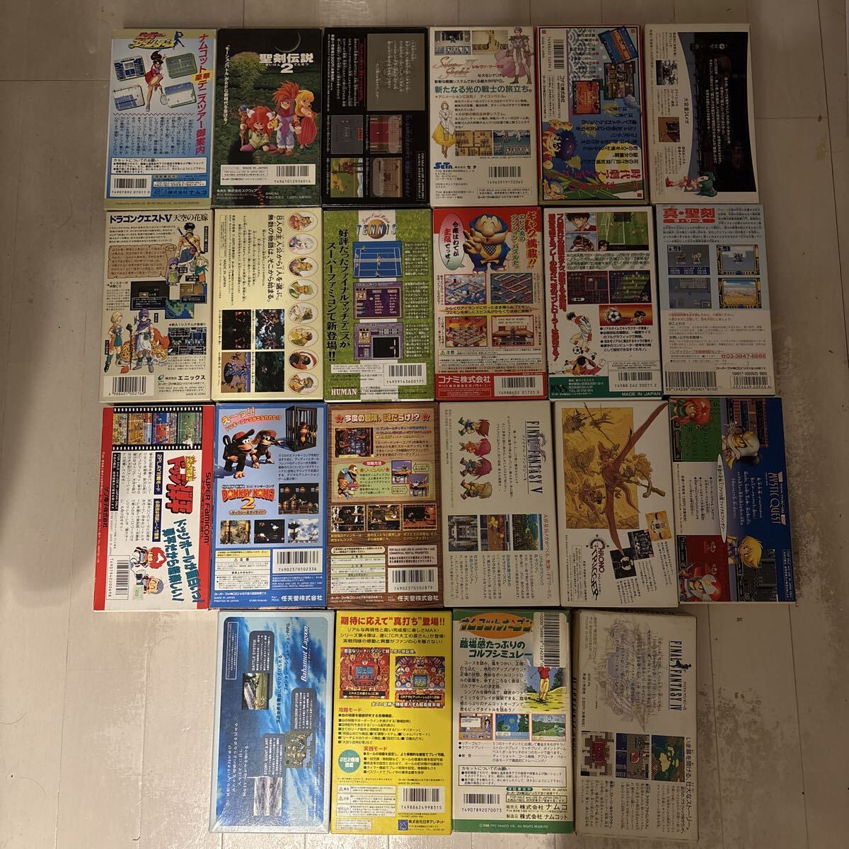 スーパーファミコンソフト22本セット 箱説付き_画像2