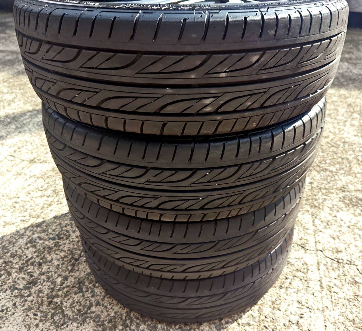 送料込も★令和1年特別仕様車タントカスタムTOPED VS外し2022年製国産バリ山!グッドイヤーLS2000付!165/55R15純正アルミ!L375S LA600 LA700_画像6