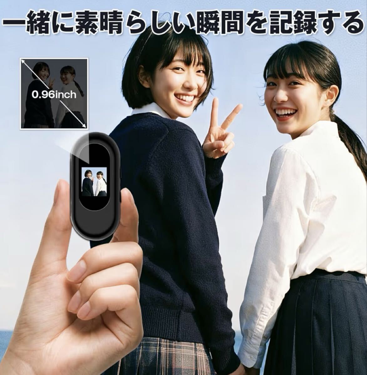 新品 アクションカメラ 小型 ウェアラブル ビデオ 32GBカード付属 1080P 広角 軽量 Vlog 旅行 アウトドア ペット バイク 旅行 スポーツ_画像3