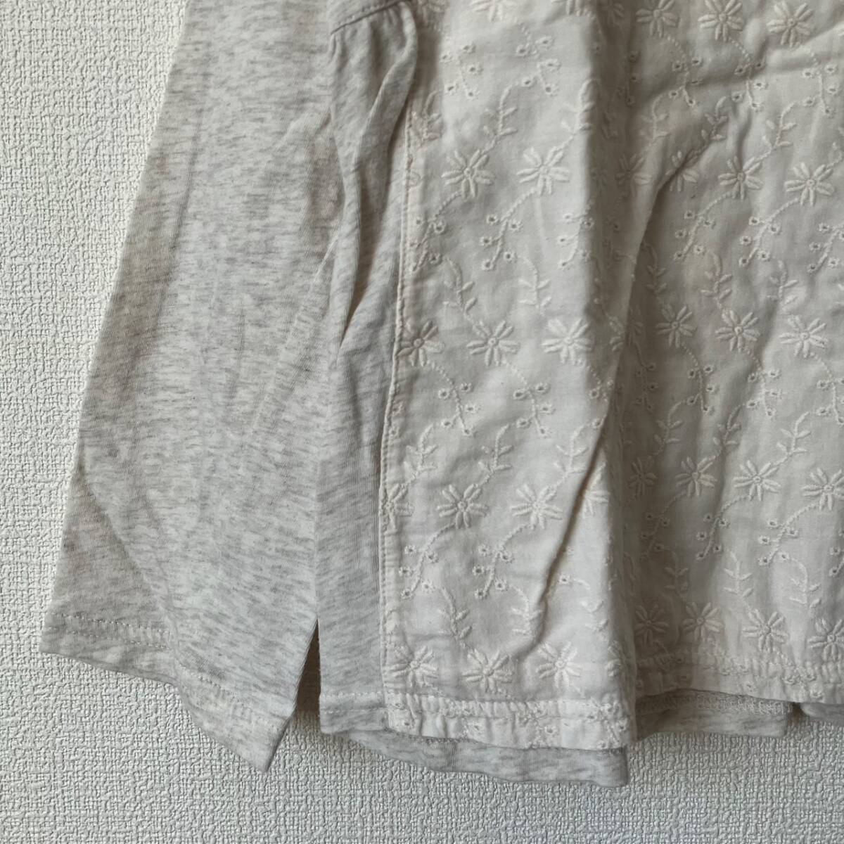 Samansa Mos2sa man sa Moss Moss длинный рукав tops cut and sewn хлопок 100