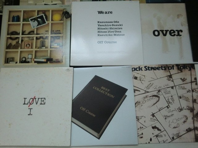 同封不可(APA) LP/レコード/まとめ20枚/オフコース/小田和正/next/over/i love/junk/we/as/the best/live/back/fairway/この道/秋/スリー他_画像4