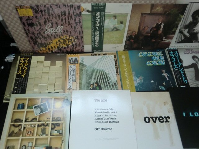 同封不可(APA) LP/レコード/まとめ20枚/オフコース/小田和正/next/over/i love/junk/we/as/the best/live/back/fairway/この道/秋/スリー他_画像2