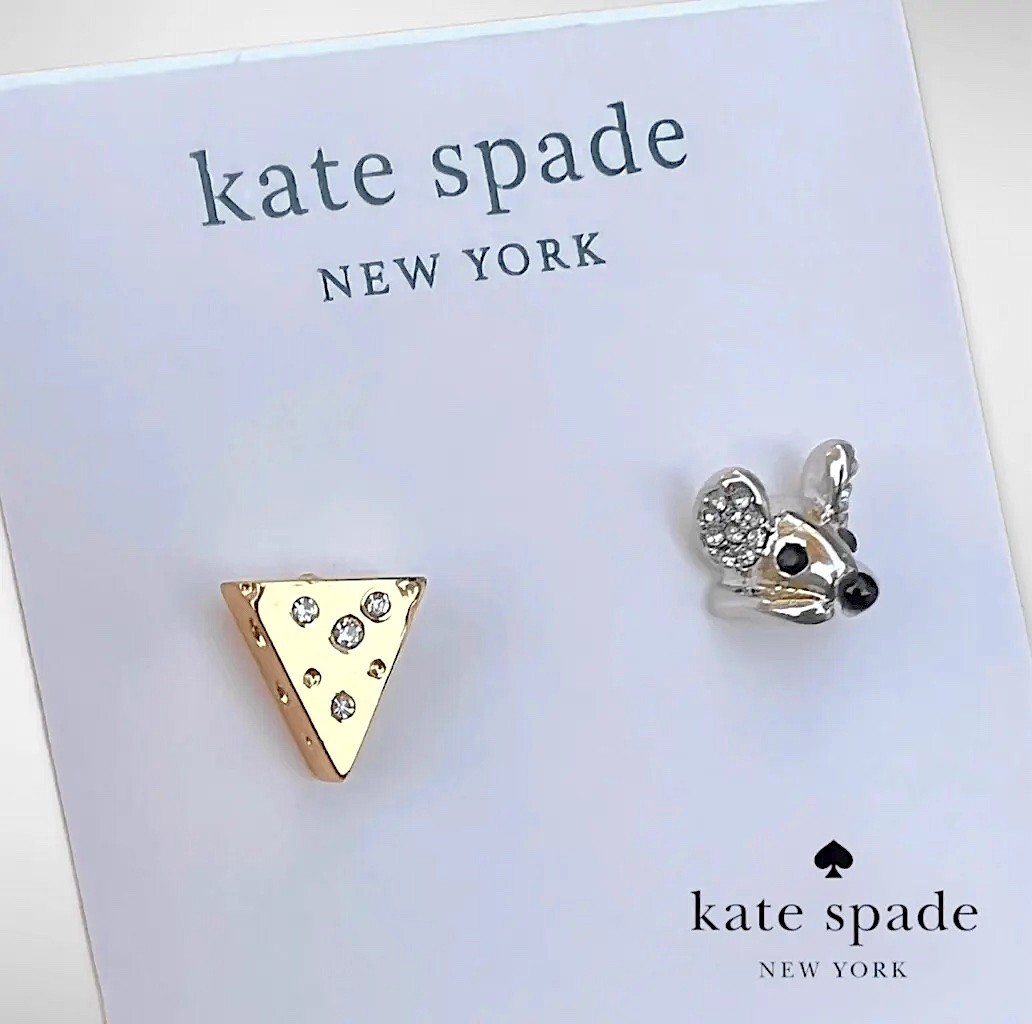 ケイトスペード ネズミ ピアス_画像6