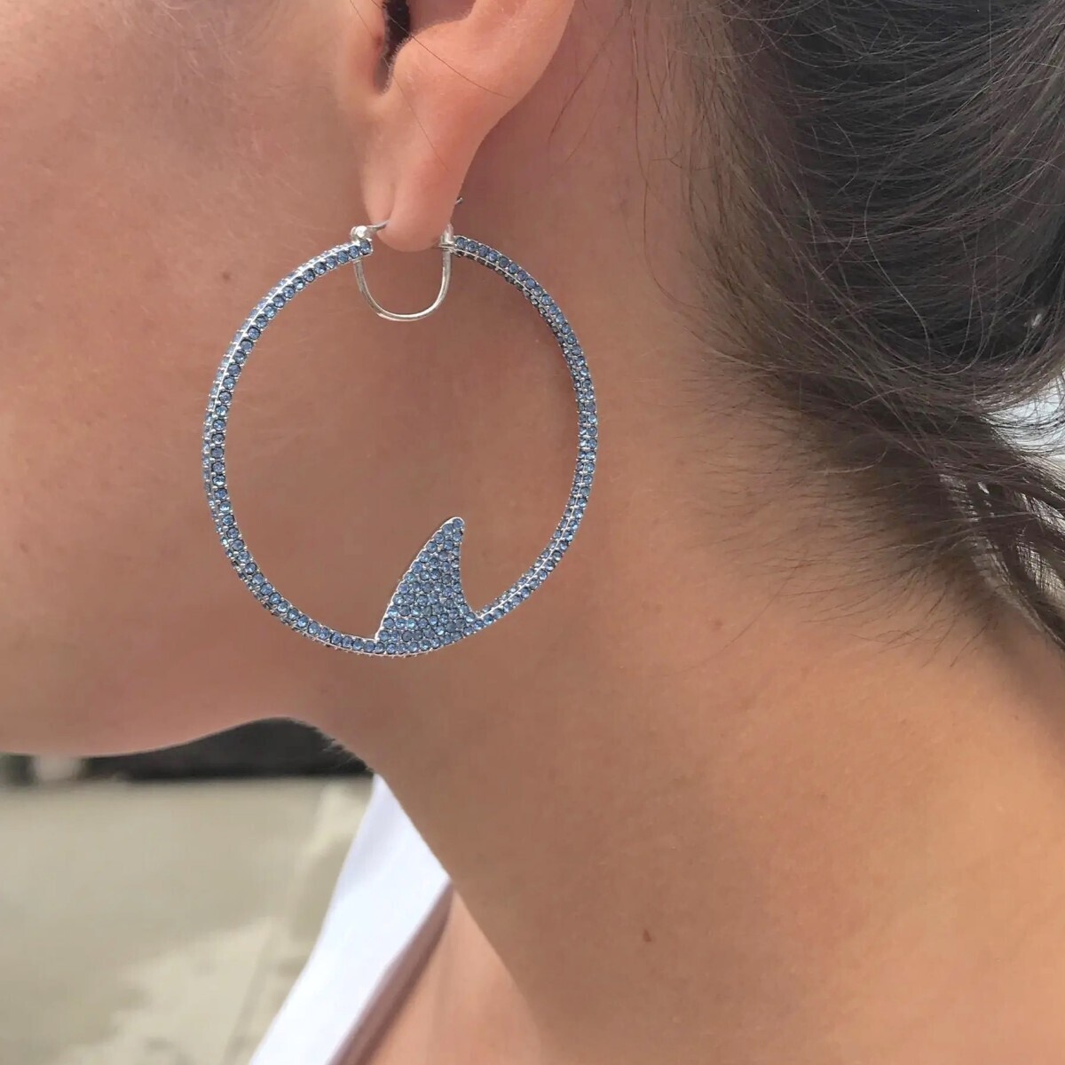 ケイトスペード 鮫 サメ フープピアス_画像8