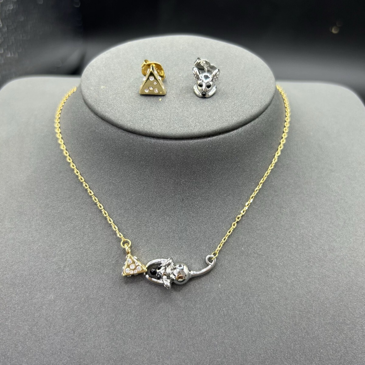 ケイトスペード ネズミ ピアス_画像9