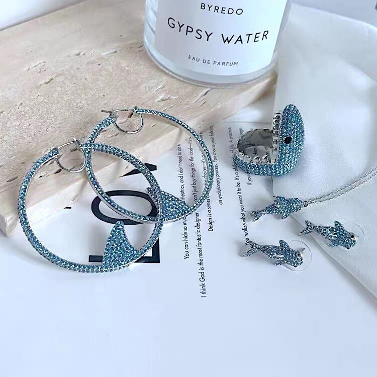 ケイトスペード 鮫 サメ フープピアス_画像10