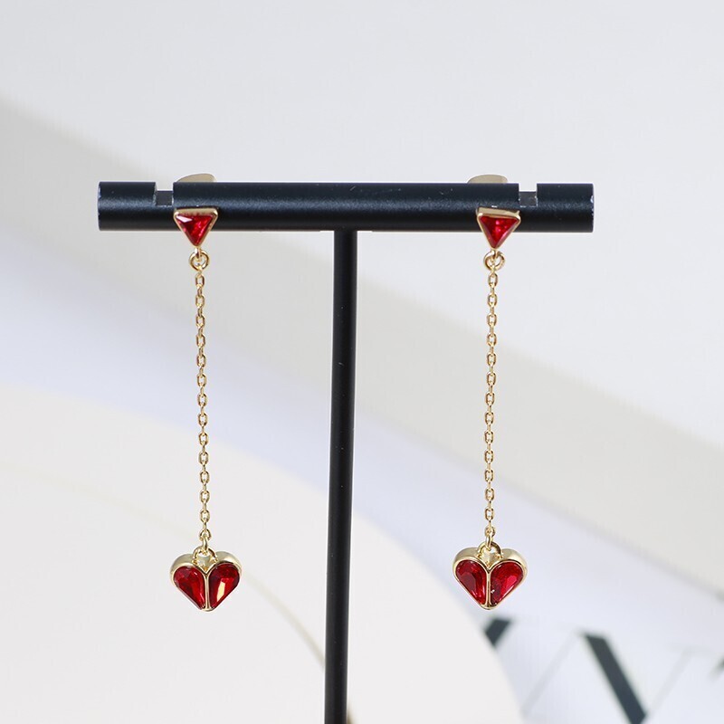 ケイトスペード ストーンハート ドロップピアス_画像6