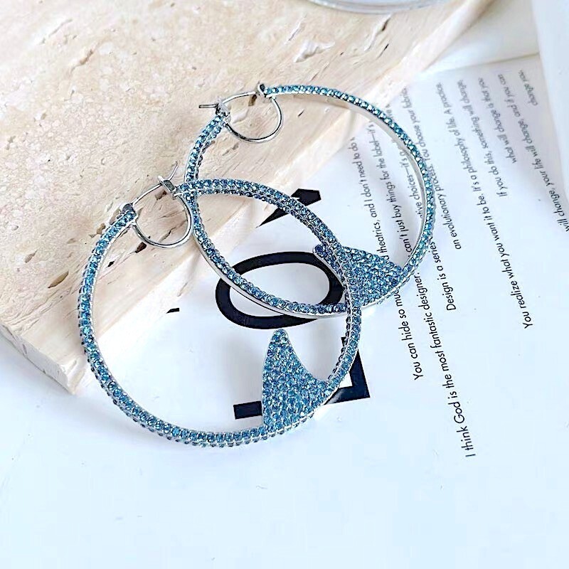 ケイトスペード 鮫 サメ フープピアス_画像2