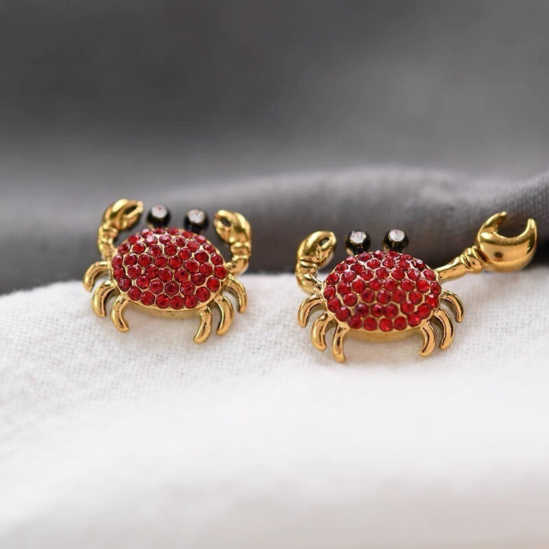 ケイトスペード 蟹 レッドクラブ ピアス_画像3