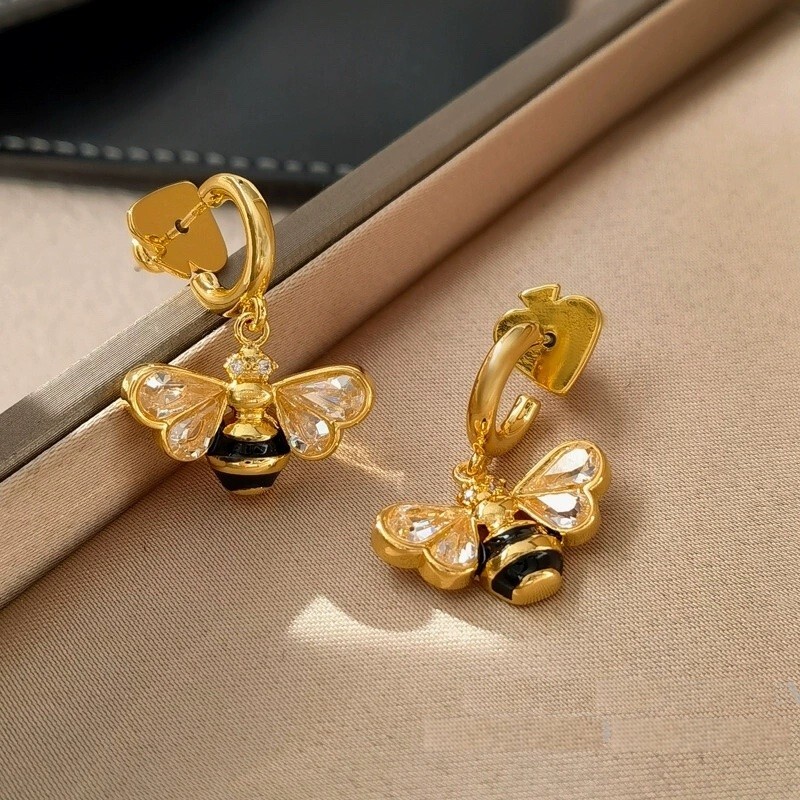 ケイトスペード ミツバチ ハギーピアス_画像2