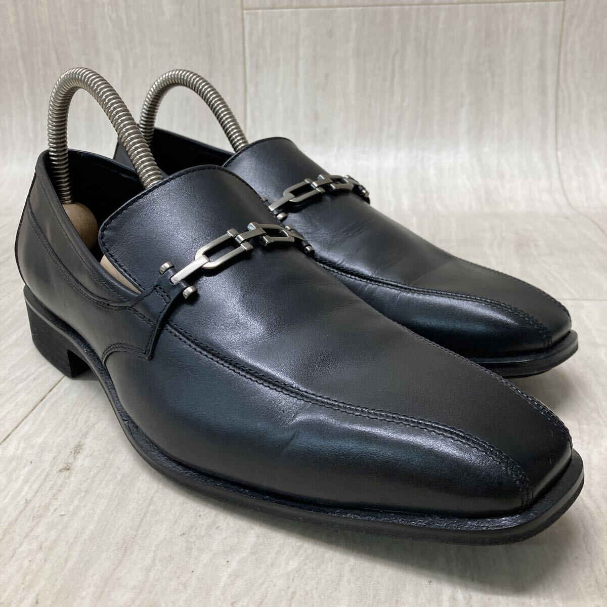 M311 3P-251003-146 renoma PARIS レノマ ビジネスシューズ ドレスシューズ レザーシューズ めんず ブラック 25cm_画像1