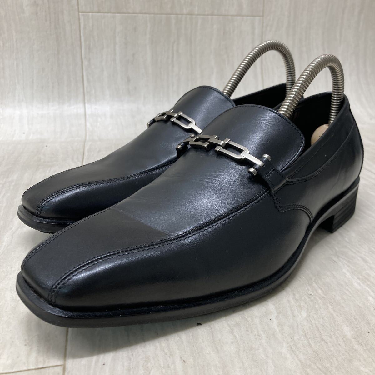 M311 3P-251003-146 renoma PARIS レノマ ビジネスシューズ ドレスシューズ レザーシューズ めんず ブラック 25cm_画像2