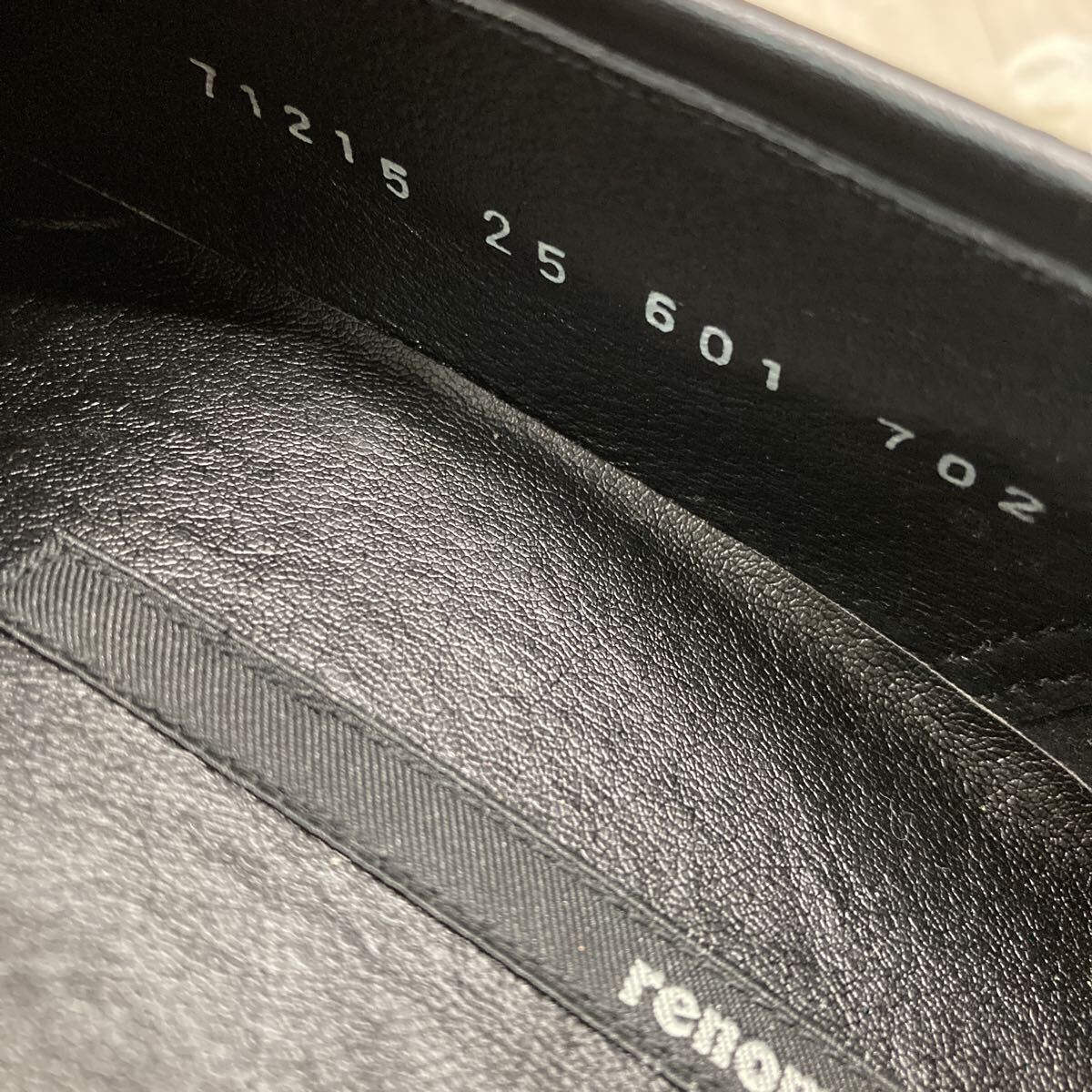 M311 3P-251003-146 renoma PARIS レノマ ビジネスシューズ ドレスシューズ レザーシューズ めんず ブラック 25cm_画像9