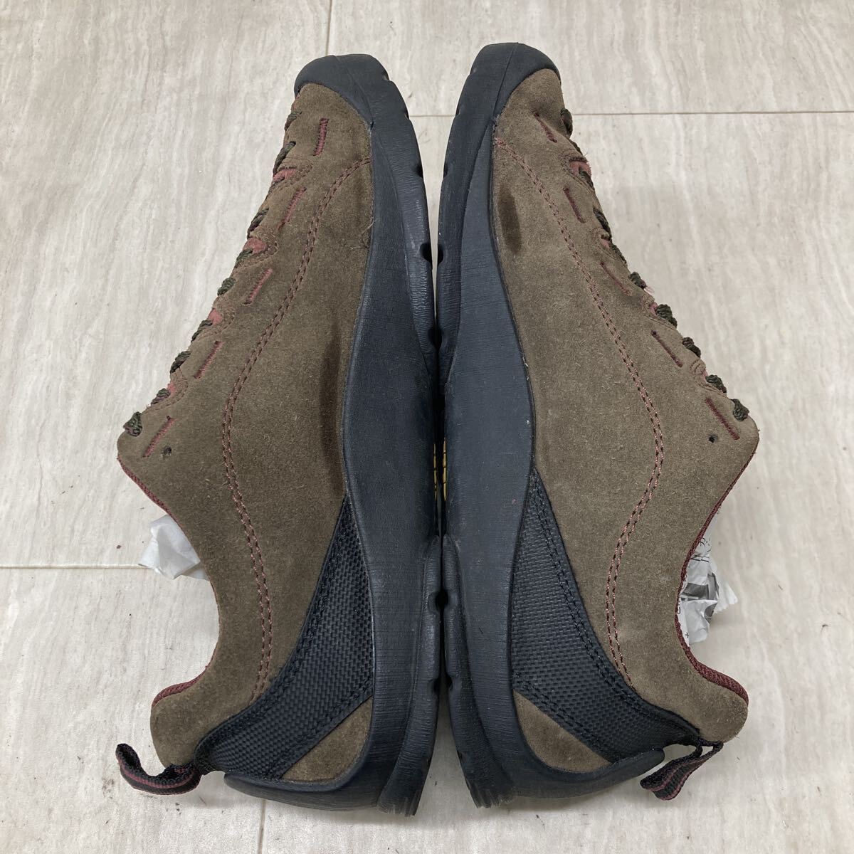 M320 FN-251010-686 KEEN キーン JASPER ジャスパー ローカットスニーカー カジュアルスニーカー スエード ブラウン レディース 24.5cm_画像6