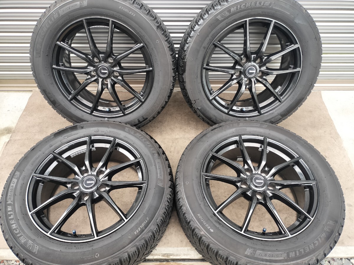 2022年製スタッドレス G.SPEED 17インチ 17×7J 5H PCD114.3 +38 X-ICE 215/60R17★C-HR エスティマ エクストレイル エルグランド_画像1
