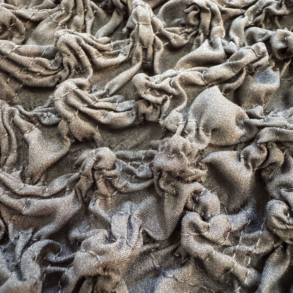 sensounico センソユニコ tb ◆タートルネック プリーツ シワ加工 縮緬 カットソー ブラウス 黒 サイズ38 y26103103_画像5