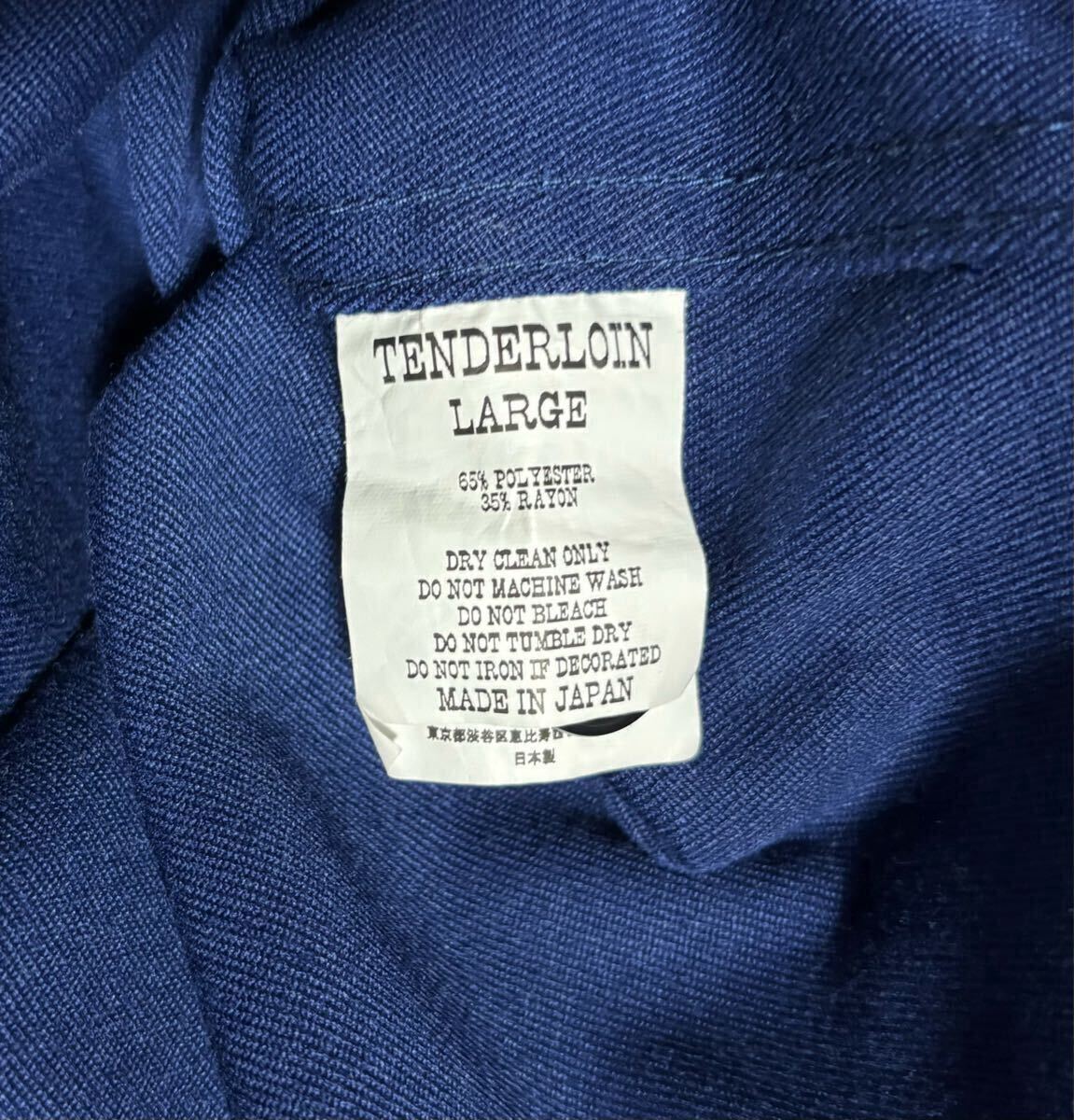 TENDERLOIN WORK SHT JKT U ワーク シャツ テンダーロイン L_画像4