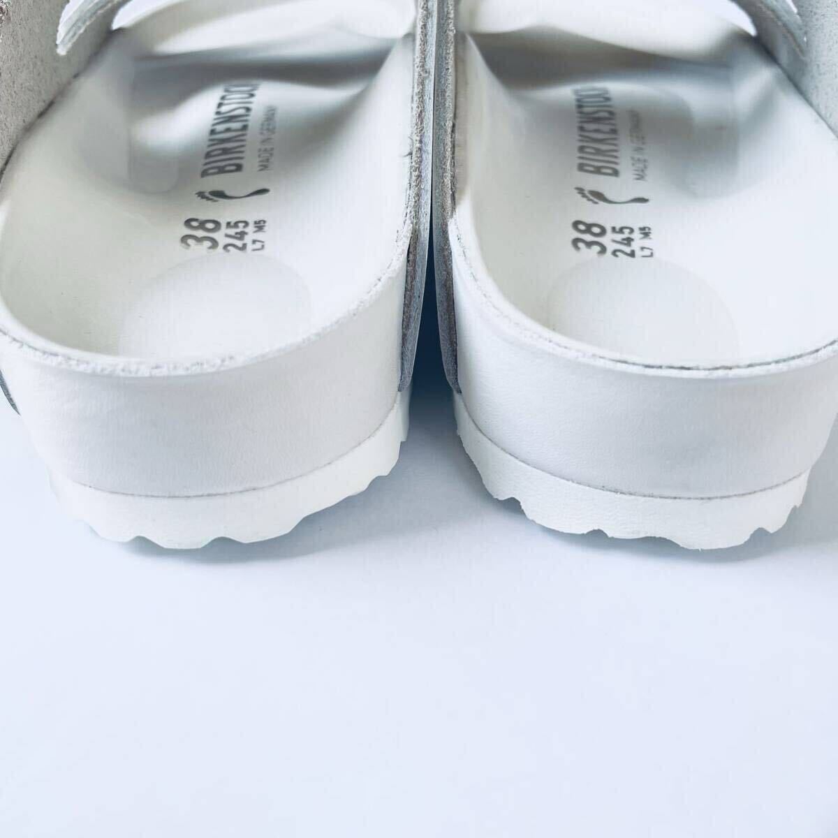 BIRKENSTOCK ビルケンシュトック　サンダル　Monterey Exquisite モントレー エクスクイジット　ナチュラルレザー　ホワイト_画像3