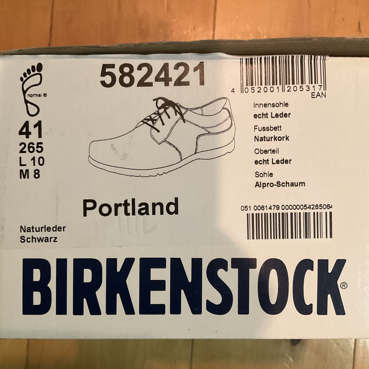 【中古】Birkenstock Portland 26.5 normal 正規品_画像2