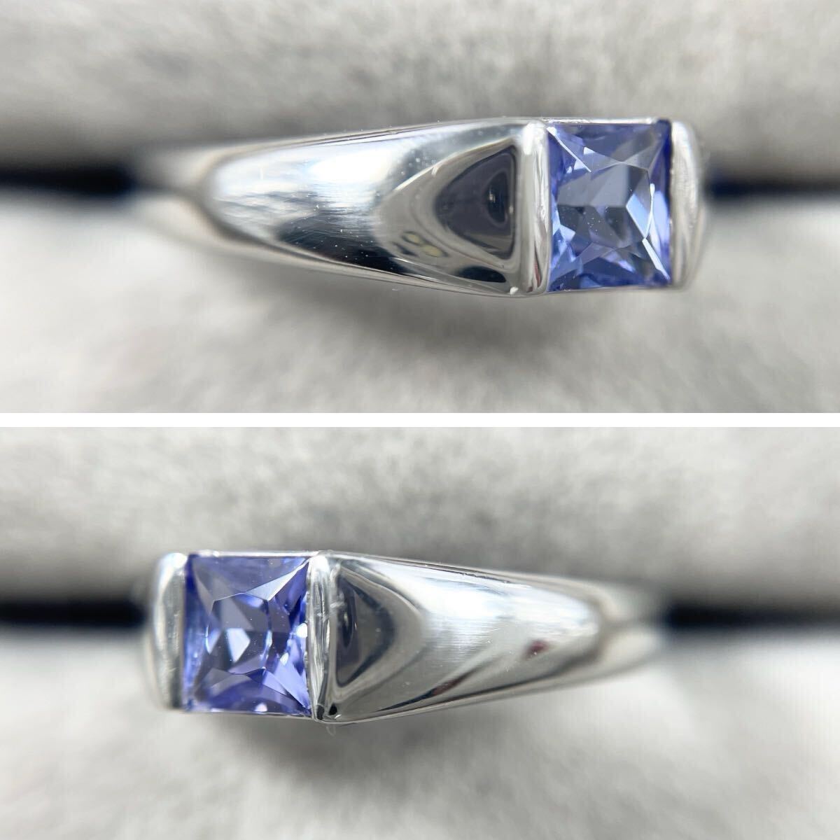 Pt900 天然タンザナイト 0.73ct リング_画像5