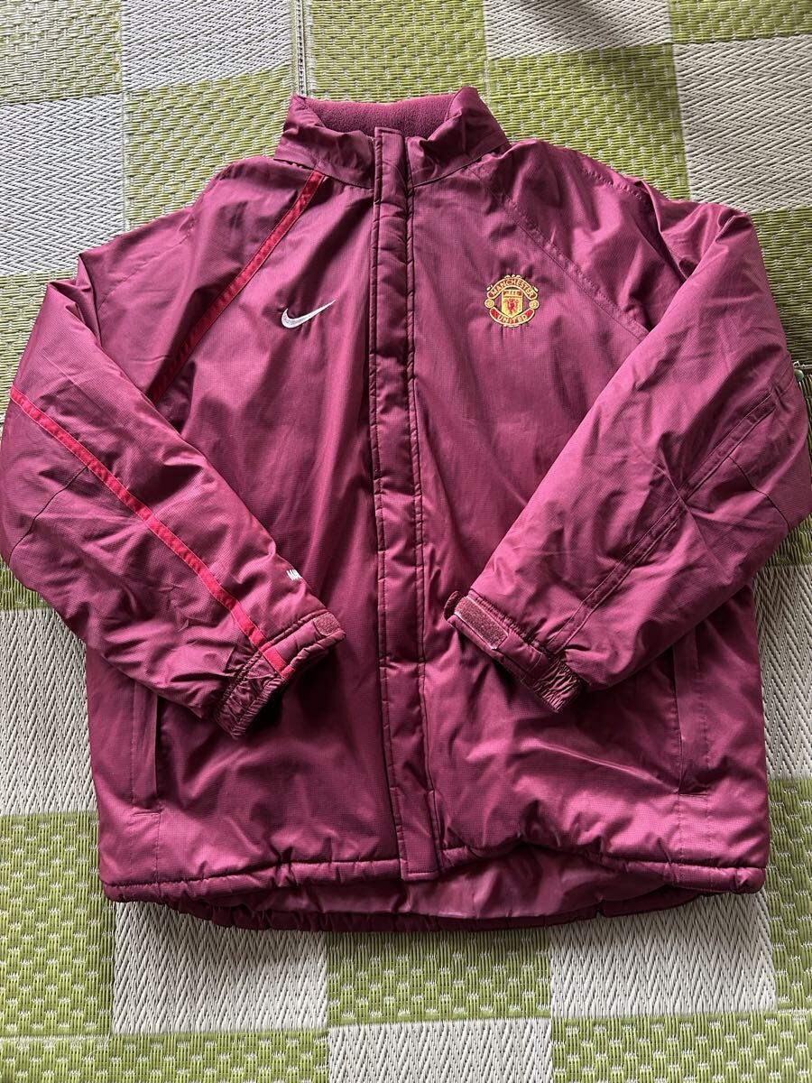 ナイキ　マンチェスターユナイテッド　 サッカー ジャケット ウインドブレーカー　中綿　XL_画像1