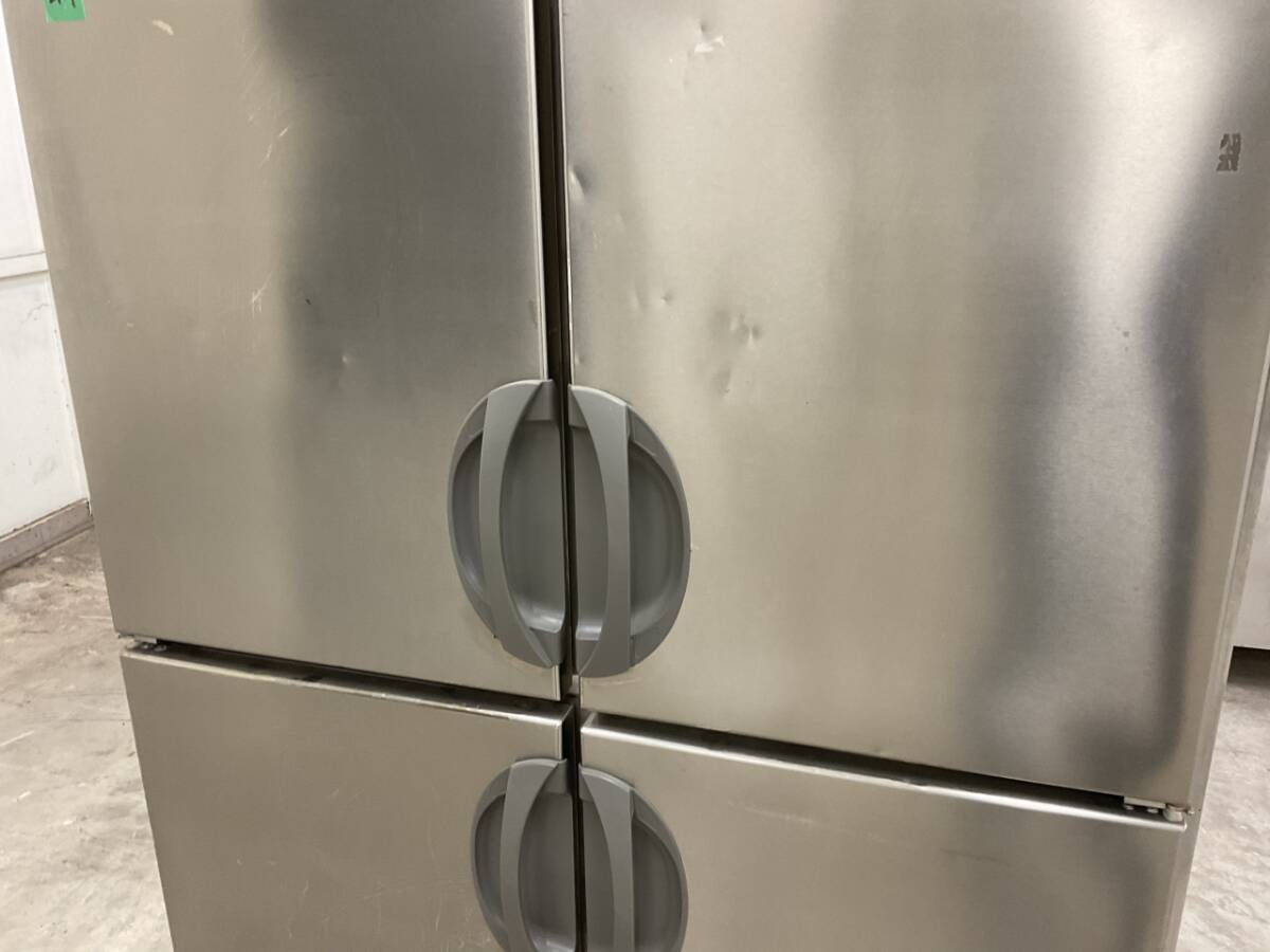  б/у товар Fukushima канава Ray вертикальный 4 листов дверь морозилка ARD-124FM W:1200 D:800 H:1950 профессиональное кухонное оборудование холодный оборудование вертикальный type морозилка 1083L еда и напитки магазин 82694