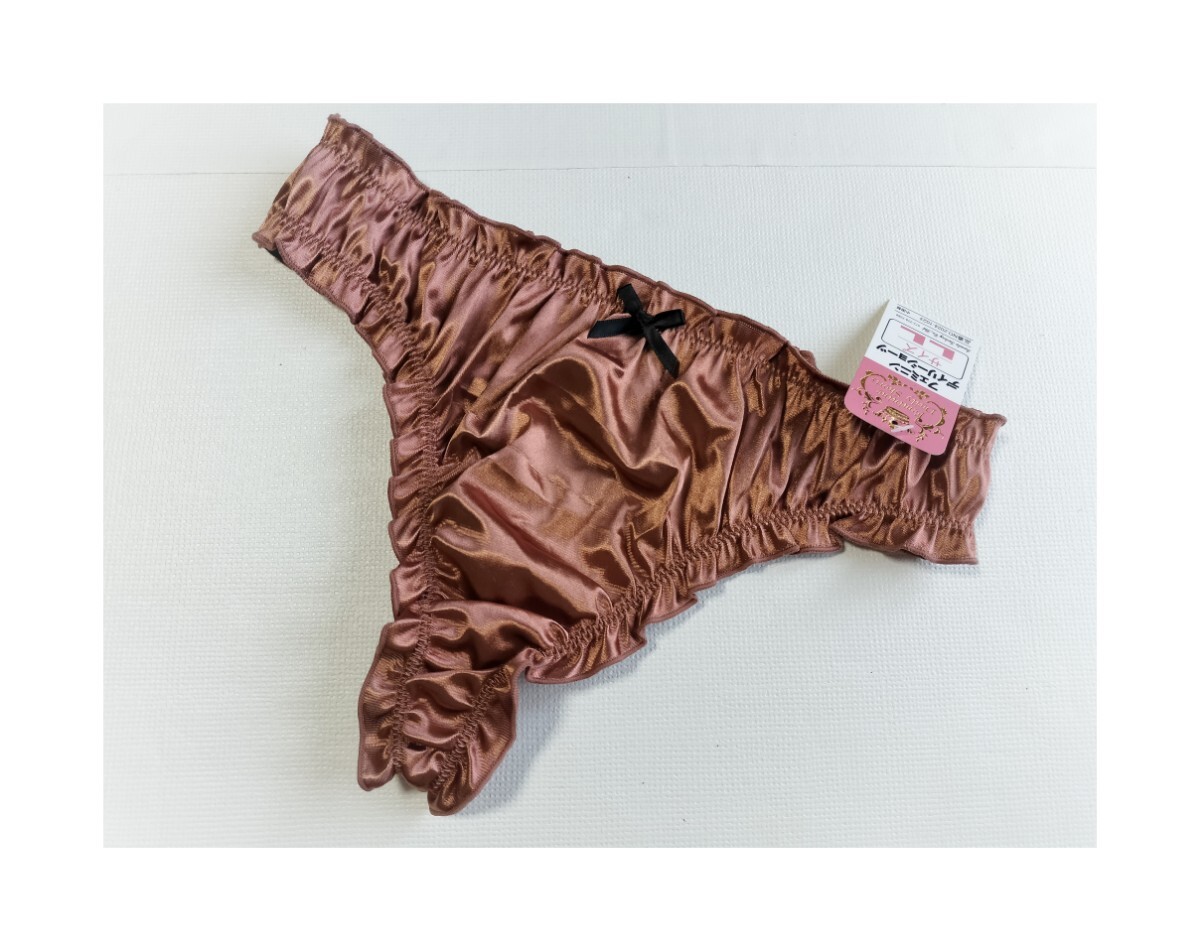 * новый товар * LL T-back шорты Brown светло-коричневый тон глянец атлас большой размер sexy Ran Jerry * новый товар * LL T-back шорты Brown светло-коричневый тон глянец атлас большой размер sexy Ran Jerry