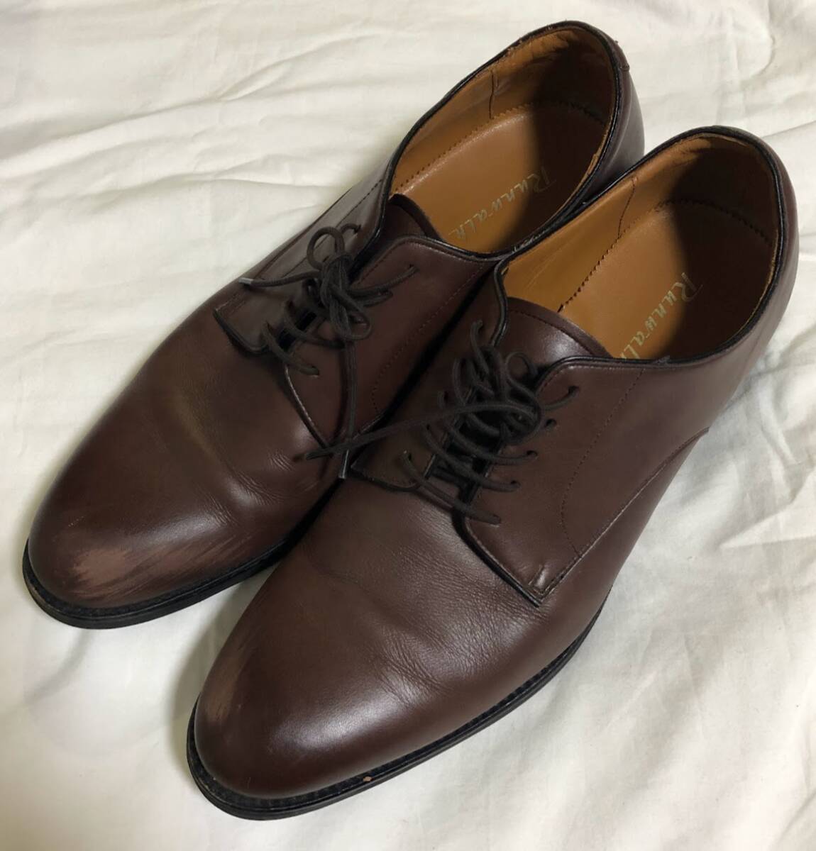 ASICS RUNWALK ランウォーク GORE-TEX アシックス ビジネスシューズ レザーシューズ 25.5cm 傷あり_画像1