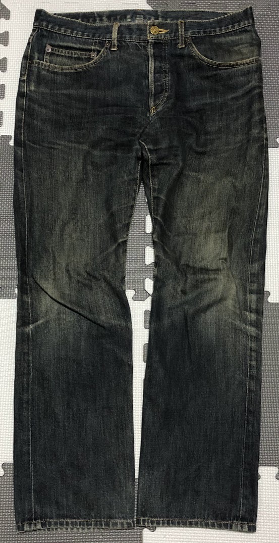 TK ORIGINAL VINTAGE JEANS デニムパンツ ジーンズ ジーパン TAKEO KIKUCHI タケオキクチ ブラックジーンズ_画像1