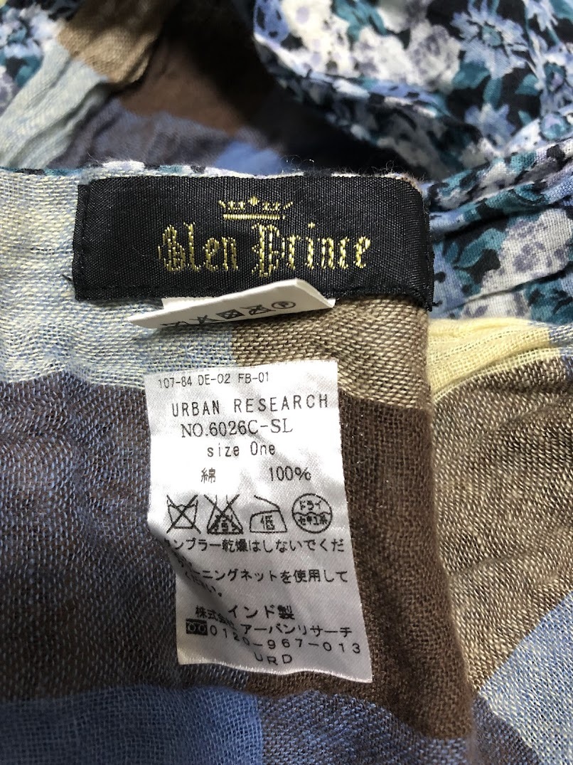 マフラー ストール 2点セット ★ Glen Prince グレンプリンス / AZUL by moussy アズールバイマウジー_画像2